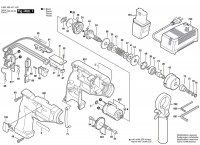 Bosch 0 602 490 402 ---- Pn-Accu-Screwdriver Spare Parts